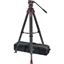 Picture of Sachtler System FSB 4 Fluid Head with Sideload Plate, Flowtech 75 Carbon Fiber Tripod with Mid-Level Spreader and Rubber Feet