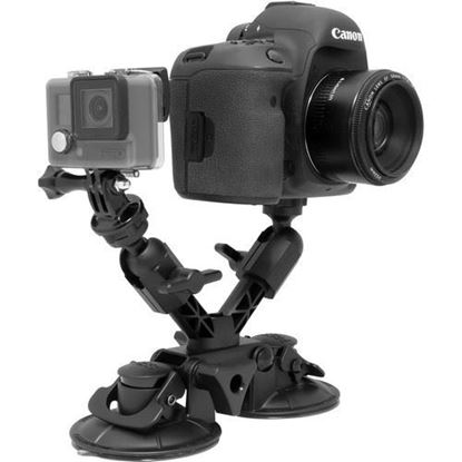 Picture of Delkin Devices Fat Gecko X Mount with Dual Camera Support and Dual Suction